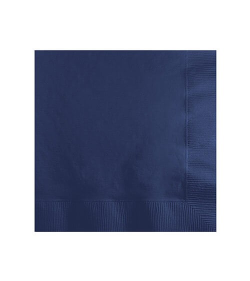 Cocktail-Servietten - navy blue - 50 Stück